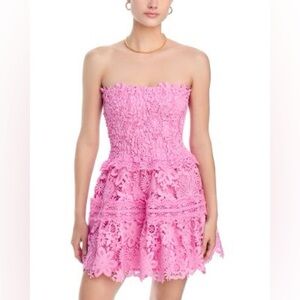 NWT Waimari Tiffany lace mini dress